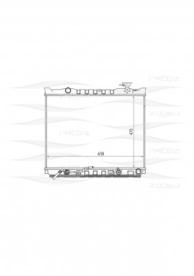 Радиатор KIA Sorento 06- KK0221 KK0221 FREE Z