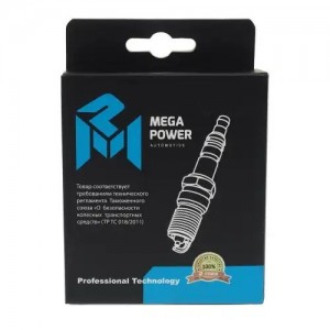 Свеча зажигания ВАЗ-2112,ГАЗ-3302 ЕВРО-3,FORD,HONDA,MAZDA,NISSAN (комплект 4шт.) 37031133 MEGA POWER