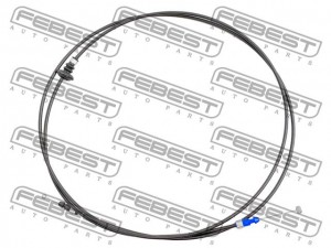 ТРОСИК ПРИВОДА ОТКРЫВАНИЯ ЗАМКА КАПОТА 0199-HCASV40 0199-HCASV40 FEBEST