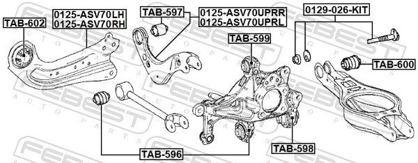 TOYOTA CAMRY V70 (2017>) TAB600 FEBEST