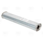 глушитель универсальный! (овальный) 87х120 с перфорированным диффузором L540, d4 EMM3403 TRIALLI