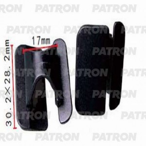 FORD EUROPA FOCUS II (2005-2008) крепления шумоизоляции капота P371390 PATRON
