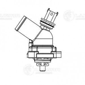 Термостат для а/м Chevrolet Spark M300 (09-) 1.0i/1.2i (с корпусом) (98°С) (LT 0 LT 0542 LUZAR