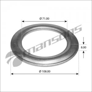 Кольцо BPW (ECO,ECO Plus) ступицы упорное (68х108х9.5) (8-9т,10-12т) MANSONS 300.006 MANSONS