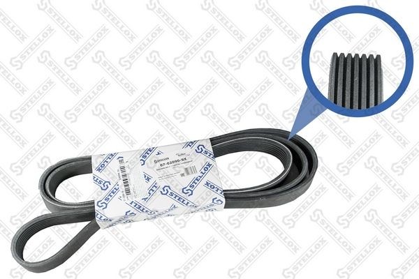 ремень поликлиновой! 7PK2090 \ Toyota Camry 3.5 6V, Lexus RX 350 06> 07-02090-SX STELLOX