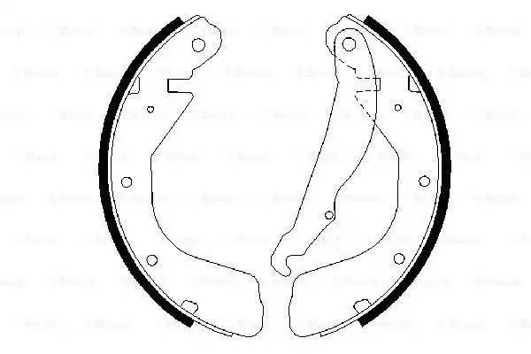 OPEL ASCONA, DAEWOO ESPERO 0 986 487 264 BOSCH