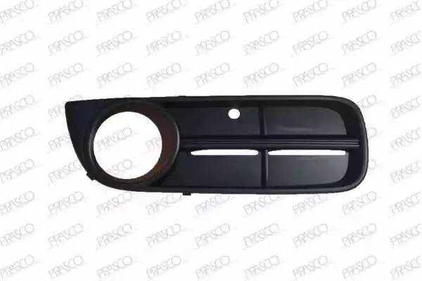 решетка бампера правая! черная с отвер. для против. фар\ Skoda Fabia 1.2-1.6i/1. SK3242133 PRASCO GROUP