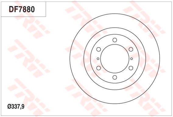 TOYOTA LAND CRUISER (150)/PRADO/ GX460 (2009>) D=338 !!! C 4351242050 НЕ ОБЪЕДИН DF7880S TRW