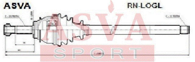 ШРУС НАРУЖНЫЙ 28x49x21 [12] RNLOGL RN-LOGL ASVA