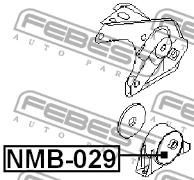 Сайлентблок NMB-029 NMB-029 FEBEST