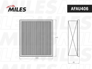 Фильтр воздушный Toyota CAMRY 2.0-3.5 17- AFAU406 AFAU406 MILES