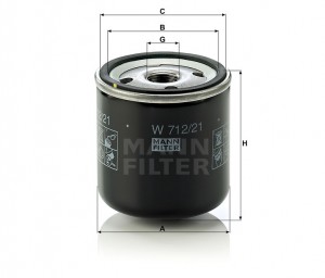 CHRYSLER / FORD / MAZDA / TOYOTA W71221 MANN FILTER