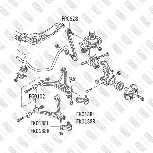AUDI 80 B4 91-96 FK0188L FIXAR