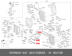 Клапан электромагнитный HYUNDAI Elantra (11-),i30 (12-) АКПП OE 463133B065 HYUNDAI KIA