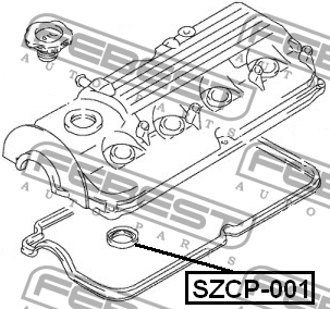 Кольцо уплотнительное свечного колодца SZCP-001 SZCP-001 FEBEST