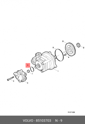 кольцо уплотнительное ! (р)\ Volvo FH/FM 85103703 VOLVO