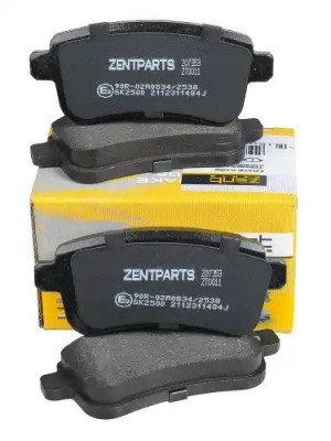 колодки дисковые задние!Renault Megane Sedan/Coupe 08> Z07353 ZENTPARTS