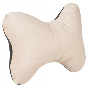 Подушка на подголовник алькантара бежевый "AIRLINE" ASP-B-03 AIRLINE