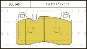 VW TOUAREG (7LA, 7L6, 7L7) (2002>) место под датчик износа слева BB0346P BLITZ