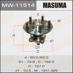 к-кт подшипника ступицы задней правой!\ Toyota Camry 2.4/3.0 01> MW-11514 MASUMA