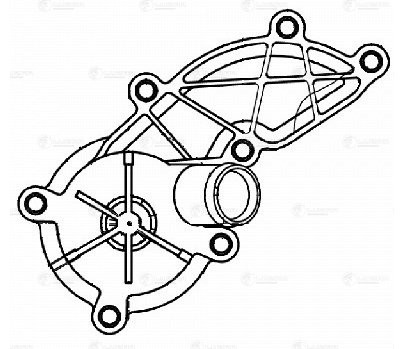 Термостат для а,м Audi A6 04-,A7 10-,A8 05- 2.4i,3.2i с корпусом LT 1833 LT 1833 LUZAR