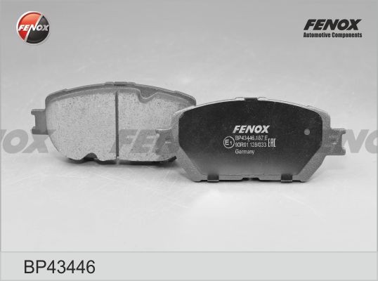 Колодки тормозные дисковые передние BP43446 FENOX