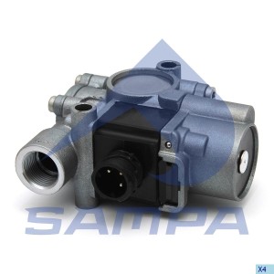 Модулятор DAF IVECO SCANIA VOLVO АБС электрическое соединение байонет SAMPA 094.077 SAMPA