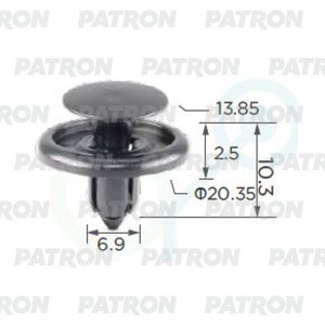 КРЕПЛЕНИЕ ЛОКЕРА TOYOTA CAMRY 00> P370059A PATRON