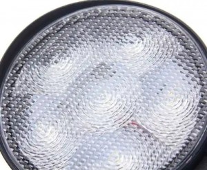 Фара рабочего света круглая 115х115x38мм 18Вт (6 LED) IP68 рассеянный свет (Floo 370-30-005 MEGA POWER