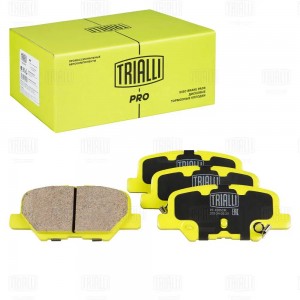 Колодки тормозные дисковые задние керамические PRO т/с Akebono PF4385CR TRIALLI