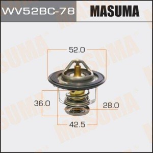 Термостат HONDA Accord MASUMA WV52BC-78 MASUMA