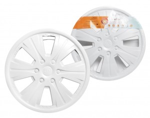 Колпаки колесные декоративные R16 белый "AIRLINE" Бест (2 шт.) AWCC-16-08 AIRLINE