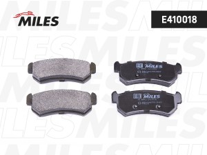 Колодки тормозные задние (без датчика) (Смесь Low-Metallic) CHEVROLET LACETTI 03 E410018 MILES