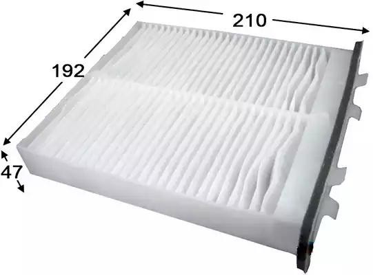 Фильтр салонный  SUZUKI SX4 1,6 2009 -   SUZUKI SX4 1,5 2010 -  AC982J AC982J JS ASAKASHI