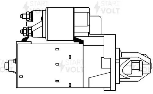 Стартер для а/м Mercedes-Benz M W163 (98-) 3.2i/E W212 (02-) 2.6i/3.2i 1,4кВт (L LST 1507 START VOLT