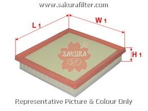 Фильтр воздушный TOYOTA Highlander (10-) SAKURA A33980 SAKURA
