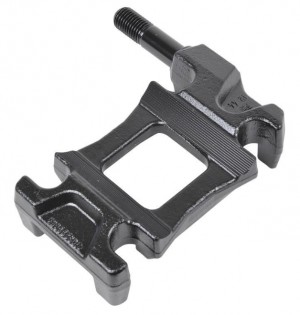 Опорная пластина рессоры левая с крепление под амортизатор; A 92 / B 148 / □ 66  0503222090 BPW