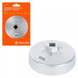 Съемник масляного фильтра 92 мм "AIRLINE" (чашка 15 граней) ATFC017 AIRLINE