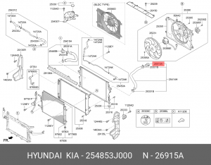 kia Sportage 2016> 254853J000 HYUNDAI KIA