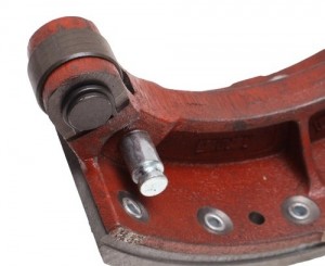 Колодки тормозные JAC N90 КАМАЗ Компас-9 передние барабанные (1шт.) (верхняя) MO 3501040LE710MX MOVELEX