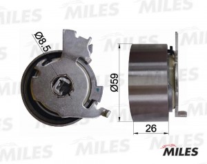 Ролик ремня ГРМ OPEL ASTRA F/G/VECTRA A/B 1.7D/1.8/2.0 (INA 531005430) AG02062 AG02062 MILES