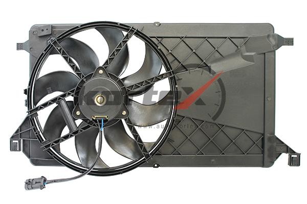 Вентилятор FORD Focus (05-) охлаждения радиатора KORTEX KFD031 KORTEX