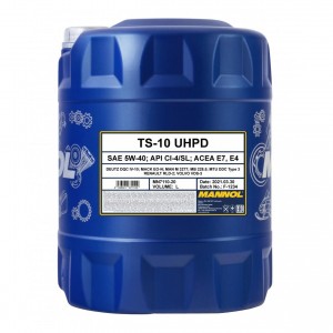 7110 MANNOL TS-10 UHPD 5W40 20L масло моторное! синт.\ API CI-4/SL MN7110-20 MANNOL