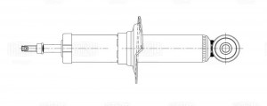 Амортизатор Subaru Impreza (08-) задн. (AG 22506) AG22506 TRIALLI