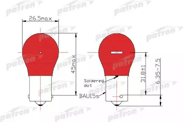 PY21W 12V BAU15s PLPY21W PATRON
