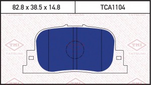 колодки дисковые задние!\ LEXUS GS 05> TCA1104 TATSUMI