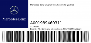 Масло АКПП, 1 л A001989460311 A001989460311 MERCEDES BENZ