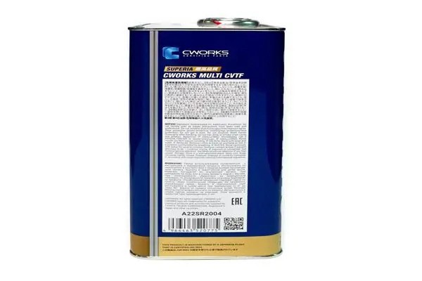 Масло трансмиссионное SUPERIA MULTI CVTF 4L A22SR2004 A22SR2004 CWORKS