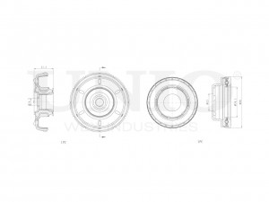 Опора амортизатора передняя RMP-13052 UNIO