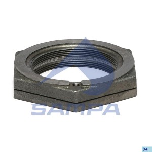 Гайка ступицы SMB/Fruehauf левая M88*2P*25 mm 088.002 SAMPA